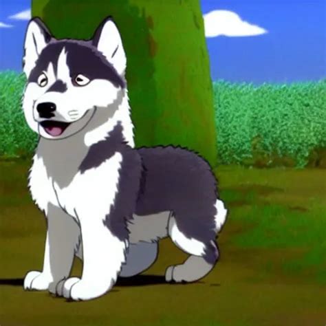 husky puppy animated by studio ghibli, ary by studio | Stable Diffusion | OpenArt