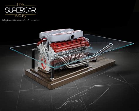 Masterpiece in Motion: Ferrari 599 GTB Engine Transformed into a Coffee ...