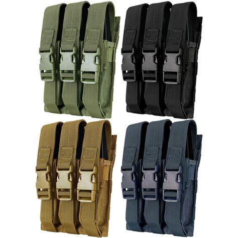 Condor Triple MP5 / SMG MOLLE Magazine Pouch | AirsoftNMore.com