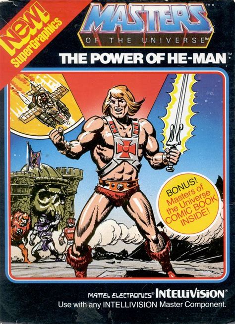 Masters of the Universe: The Power of He-Man (1983) Intellivision box ...