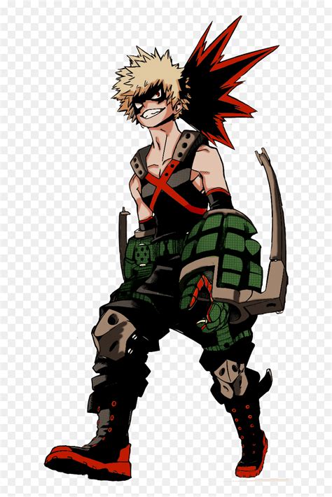 Anime Transparent Badass - Katsuki Bakugou Hero Costume, HD Png Download - vhv