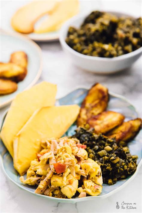 Vegan Ackee and Saltfish (Jamaican Breakfast Feast) - Jessica in the Kitchen