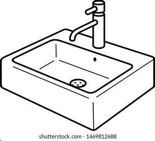 Sink Clipart Black And White