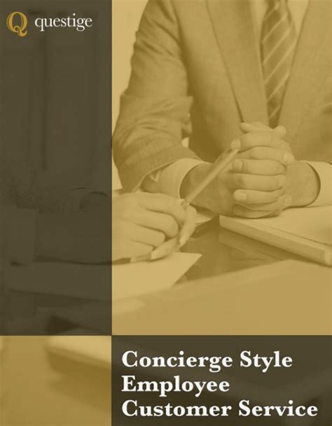 Concierge Style Employee Customer Service - Questige