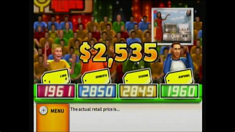 Wii Wednesdays - Episode 20 - The Price is Right Wii - Classic Mode ...