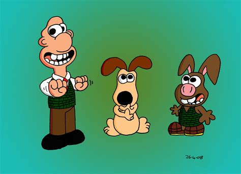 Wallace, Gromit and Hutch by JimmyCartoonist on DeviantArt