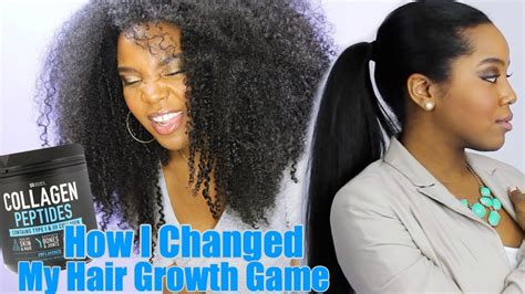 Extreme Hair Growth With Collagen: The Game Changer | Natural Hair - YouTube