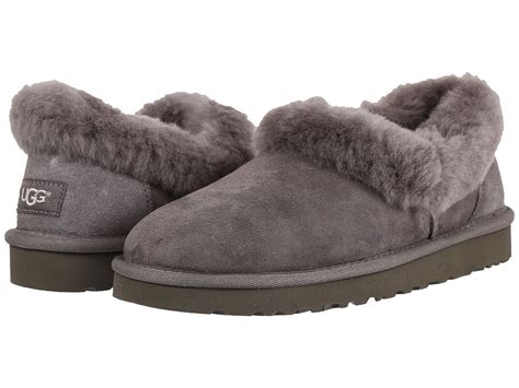 UGG - Nita (Grey) Women's Slippers | Slippers.com - Shop Comfy