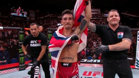 Max Holloway channeled Lahaina mana for UFC knockout, eyes Volkanovski