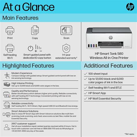 HP SMART TANK 580 ALL-IN-ONE PRINTER (PRINT,SCAN,COPY,WIRELESS)SUPPORT MAC AND WINDOW