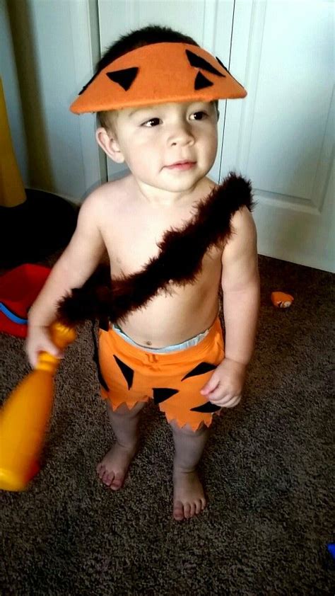 DIY bam bam costume #DIY #bambam #costume #flinstones | Family halloween, Halloween fun, Bam bam ...