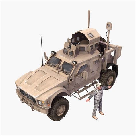 3d matv vehicle army model