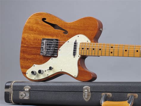 1969 Fender Telecaster Thinline - Mahogany Natural | GuitarPoint