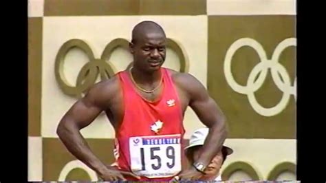 1988 Olympics 100m Semi-Finals Ben Johnson Carl Lewis CBC - YouTube