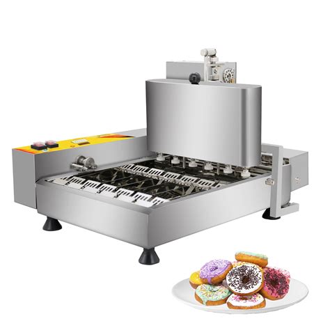 ALDKitchen Mini Donut Maker Commercial | Automatic Doughnut Frying Machine with 6 Rows ...