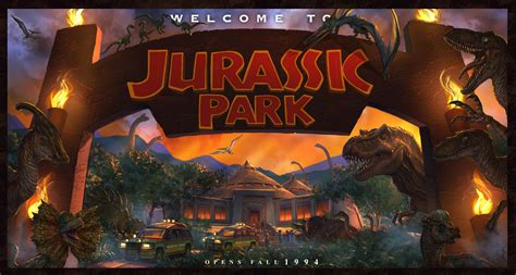 ArtStation - Jurassic Park “Hotel Poster”