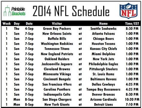 Pittsburgh Steelers 2020 Schedule Printable - The Pittsburgh Steelers ...