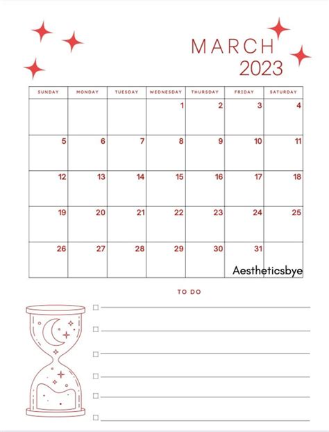 2023 Digital Planner PORTRAIT Aesthetic Monthly Calendar - Etsy