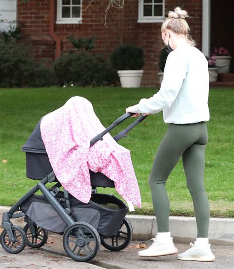 Sophie Turner - With her baby Willa out for a walk in Los Angeles-09 ...