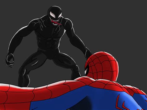 Mcu Spider-man Vs Sonys Venom by Extroart on DeviantArt