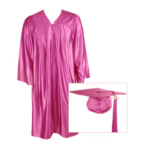 Hot Pink Graduation Caps Gowns and Tassel as low as $20.95 low cost ::High Quality Graduation Gown