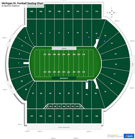 Spartan Stadium Seating Guide | Awesome Home