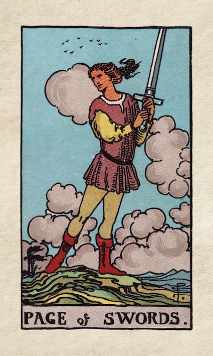 Page of Swords | History of Tarot