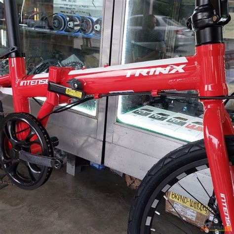 Trinx intense Alloy Folding Bike Disc brakes Shimano parts - Stan13 Bike Philippines