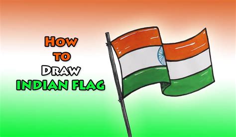 India Flag Drawing at GetDrawings | Free download