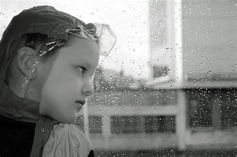 Child In A Raincoat Free Stock Photo - Public Domain Pictures