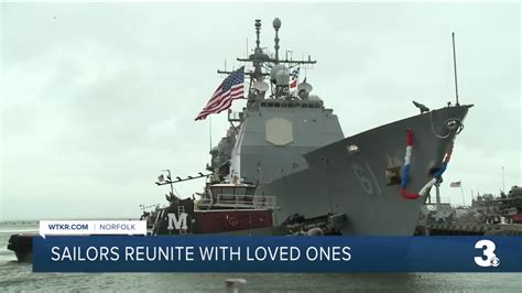 USS Mitscher, USS Monterey return from nine-month deployment