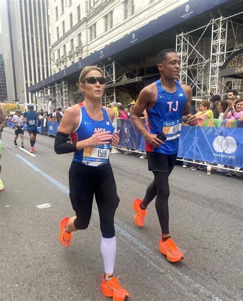 Good Morning America’s Amy Robach and T.J. Holmes Trained for NYC Marathon With Andrew Shue ...