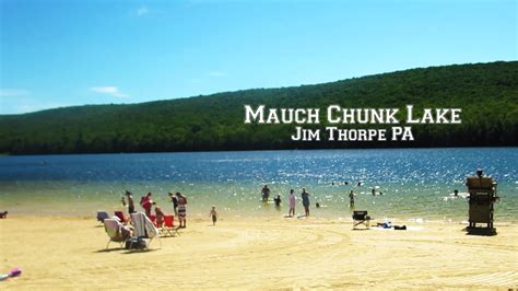 MAUCH CHUNK LAKE - BEACH EXPERIENCE! - YouTube