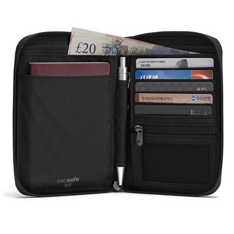 Pacsafe RFID-Safe Compact Travel Organizer - Wallet | Buy online | Alpinetrek.co.uk