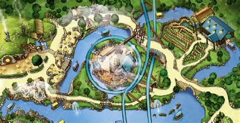 Toverland zet nieuwe attracties alvast op parkplattegrond - Looopings