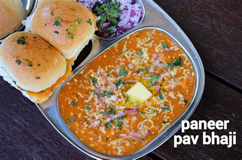 paneer pav bhaji recipe | pav bhaji paneer | paneer pav recipe