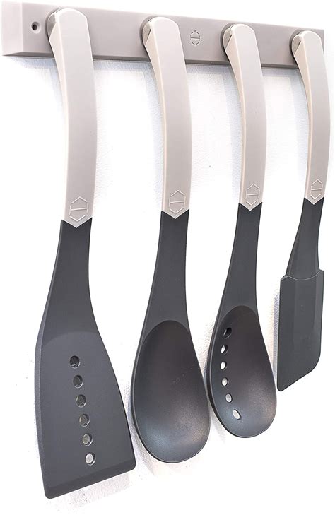 Amazon.com: Magnetic Cooking Utensil Set by Hexwares | 5 Piece Nylon ...