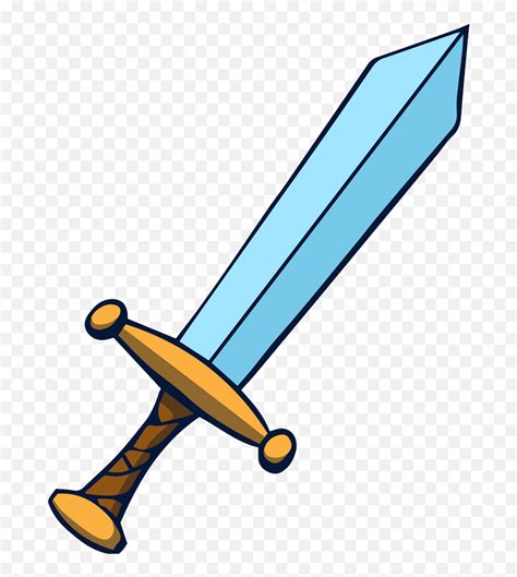 Sword Clipart - Clipartworld Man Made Objects Cartoon Png,Crossed Sword Icon - free transparent ...