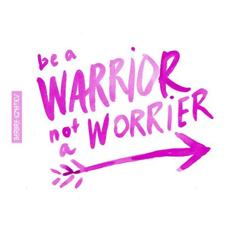 Be a Warrior Not a Worrier – BARBARIAN by Barbra Ignatiev | Bold colorful art | Inspirational ...