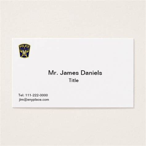 Police Officer Business Card | Zazzle | Police, Police officer, Officer