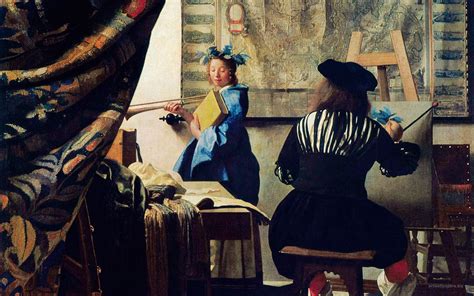 Johannes Vermeer Allegory Of The Art Of Painting - artjullll