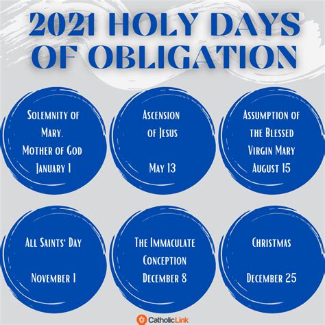 Holy Days If Obligation 2024 - Nani Pollyanna