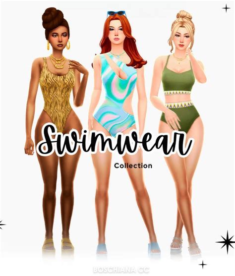 33+ Must-Have Sims 4 Swimsuit CC for Your Summer Vibes in 2024 | Sims 4, Sims 4 mods clothes ...