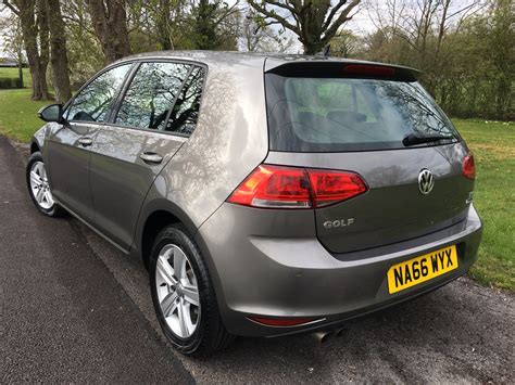 Used VOLKSWAGEN GOLF MATCH EDITION 1.4TSI (125) 8600 MILES ONLY, LIMESTONE GREY / GREY, 1.4 ...