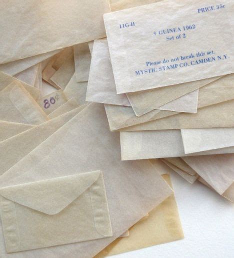 studio carta + vintage glassine envelopes | Glassine envelopes, Letterpress stationery, Glassine ...