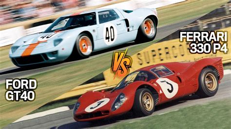 Ford Gt40 Vs Ferrari 330 P4