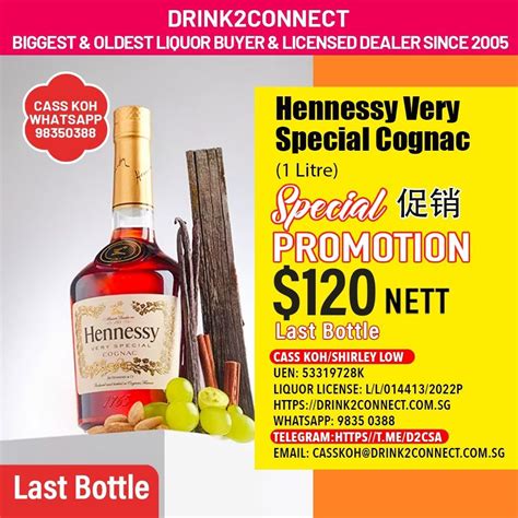 Hennessy Very Special Cognac 1 Litre, Old Liquor Sale, Old Liquor Price ...