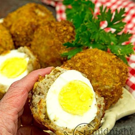 Air Fryer Scotch Eggs - The Midnight Baker