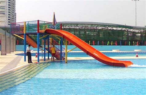 Mini Water Park Equipment Fiberglass Swimming Pool Slide For Kids ...