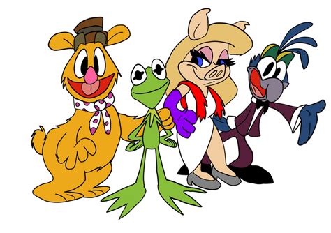 Kermit and Friends by WaggonerCartoons on DeviantArt